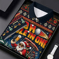 Ho Ho Hole In One Santa Christmas Golf Shirt, Mens Golf Clothing, Mens Golf Shirts