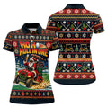 Ho Ho Hole In One Santa Christmas Golf Shirt, Womens Golf Tops, Golf Gifts For Women