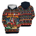 Ho Ho Hole In One Santa Christmas Golf Shirt, Mens Golf Clothing, Mens Golf Shirts