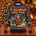 Ho Ho Hole In One Santa Ugly Christmas Sweater, Golf Lover Gifts, Christmas Gifts