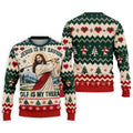 Jesus Savior Golf Therapy Christmas Golf Shirt, Mens Golf Shirts, Mens Golf Apparel