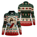 Jesus Savior Golf Therapy Christmas Golf Shirt, Womens Golf Apparel, Ladies Golf Tops