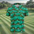 Tinsel Garland Ornaments Christmas Golf Shirt, Golf Gifts For Men, Mens Golf Clothing