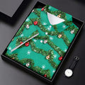 Tinsel Garland Ornaments Christmas Golf Shirt, Ladies Golf Shirts, Womens Golf Shirts