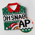 Oh Snap Gingerbread Christmas Golf Shirt, Golf Gifts For Women, Ladies Golf Tops
