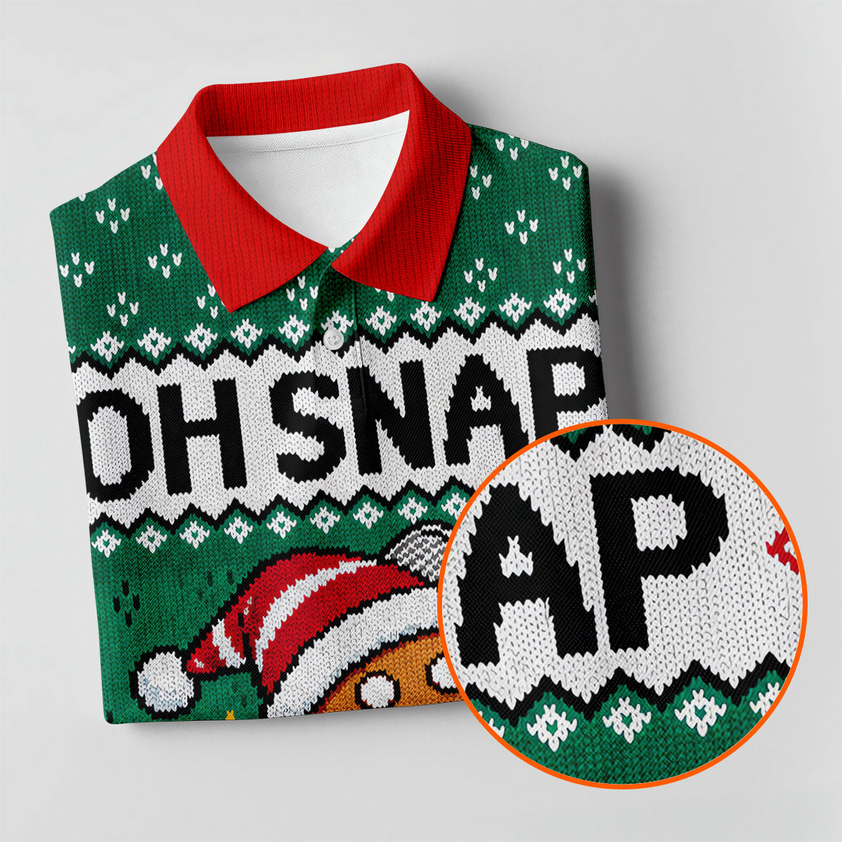 Oh Snap Gingerbread Christmas Golf Shirt, Golf Gifts For Women, Ladies Golf Tops