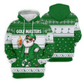 Green Jacket Santa Beer Christmas Golf Shirt, Golf Shirts For Women, Womens Golf Tops