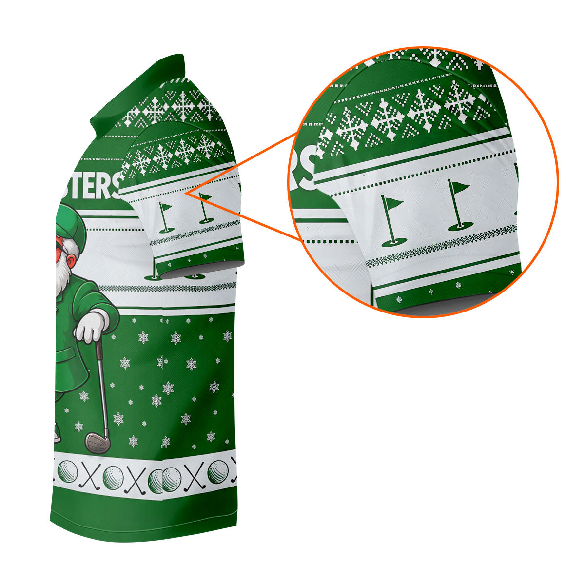 Green Jacket Santa Beer Christmas Golf Shirt, Golf Shirts For Women, Womens Golf Tops