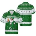 Green Jacket Santa Beer Christmas Golf Shirt, Golf Shirts For Men, Golf Polo For Men