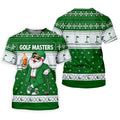 Green Jacket Santa Beer Christmas Golf Shirt, Golf Shirts For Women, Womens Golf Tops