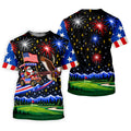 Eagle Santa Golf Cart Christmas Golf Shirt, Ladies Golf Shirts, Golf Shirts For Women