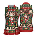 Sleigh All Day Santa Christmas Golf Shirt, Womens Golf Clothing, Golf Gifts For Women