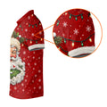 Camo Hat Santa Face Christmas Golf Shirt, Womens Golf Clothing, Golf Shirts For Women