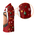 Santa Belly Harness Vest Christmas Golf Shirt, Womens Golf Clothing, Womens Golf Tops