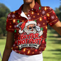 Better Not Putt Santa Christmas Golf Shirt, Golf Shirts For Women, Ladies Golf Shirts