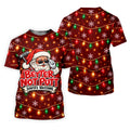 Better Not Putt Santa Christmas Golf Shirt, Funny Mens Golf Shirts, Mens Golf Apparel
