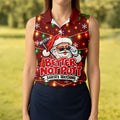 Better Not Putt Santa Christmas Golf Shirt, Golf Shirts For Women, Ladies Golf Shirts