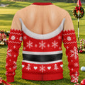 Busty Mrs Claus Red Bow Ugly Christmas Sweater, Ugly Sweater Party, Golf Lover Gifts