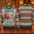 Birdies Santa Duck Sleigh Ugly Christmas Sweater, Golf Lover Gifts, Christmas Gifts