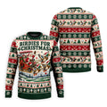 Birdies Santa Duck Sleigh Christmas Golf Shirt, Mens Golf Shirts, Mens Golf Apparel