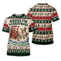 Birdies Santa Duck Sleigh Christmas Golf Shirt, Womens Golf Apparel, Ladies Golf Tops
