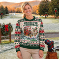 Birdies Santa Duck Sleigh Ugly Christmas Sweater, Golf Lover Gifts, Christmas Gifts