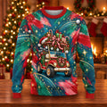 Santa Gift Golf Cart Ugly Christmas Sweater, Golf Lover Gifts, Christmas Party Outfit