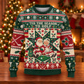'Tis The Season To Golf Ugly Christmas Sweater, Christmas Golf Gift, Golf Lover Gifts