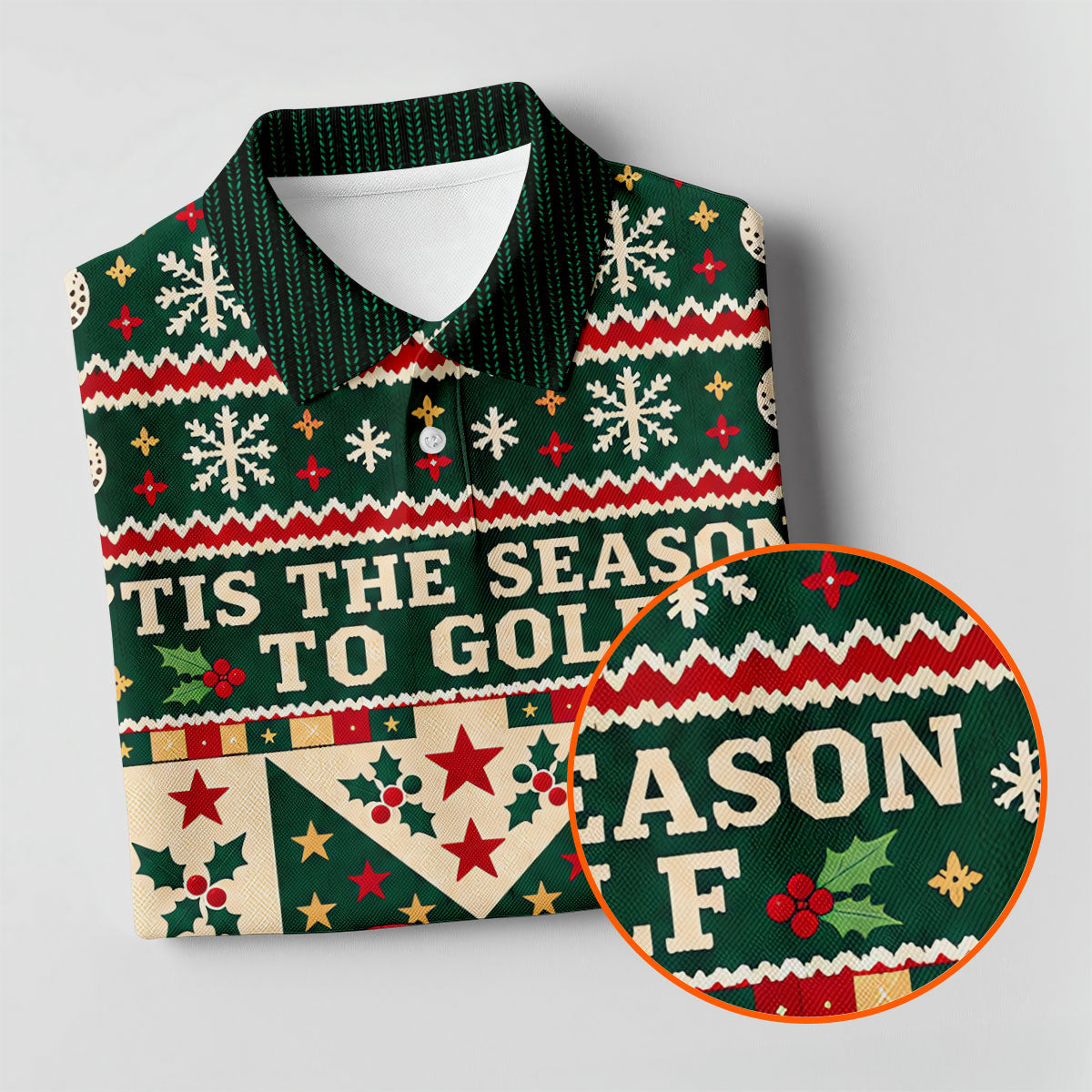 'Tis The Season To Golf Christmas Golf Shirt, Womens Golf Shirts, Ladies Golf Apparel