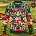 'Tis The Season To Golf Ugly Christmas Sweater, Christmas Golf Gift, Golf Lover Gifts