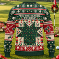 'Tis The Season To Golf Ugly Christmas Sweater, Christmas Golf Gift, Golf Lover Gifts