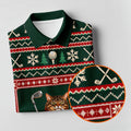 Festive As Fore Cat Beer Christmas Golf Shirt, Ladies Golf Shirts, Womens Golf Shirts