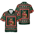 Festive As Fore Cat Beer Christmas Golf Shirt, Golf Gifts For Men, Mens Golf Clothing