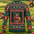 Festive As Fore Cat Beer Ugly Christmas Sweater, Funny Xmas Gift, Christmas Golf Gift