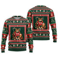 Festive As Fore Cat Beer Christmas Golf Shirt, Golf Gifts For Men, Mens Golf Clothing