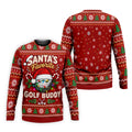 Santa's Favorite Buddy Christmas Golf Shirt, Mens Golf Clothing, Mens Golf Shirts