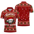 Santa's Favorite Buddy Christmas Golf Shirt, Mens Golf Clothing, Mens Golf Shirts