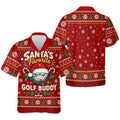 Santa's Favorite Buddy Christmas Golf Shirt, Mens Golf Clothing, Mens Golf Shirts