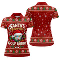 Santa's Favorite Buddy Christmas Golf Shirt, Ladies Golf Apparel, Womens Golf Apparel