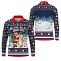 O Come All Ye Golfers Christmas Golf Shirt, Golf Polo For Men, Funny Mens Golf Shirts
