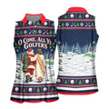 O Come All Ye Golfers Christmas Golf Shirt, Ladies Golf Shirts, Womens Golf Clothing