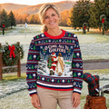 O Come All Ye Golfers Ugly Christmas Sweater, Funny Xmas Gift, Funny Christmas Outfit