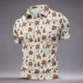 Cowboy Santa Riding Horse Christmas Golf Shirt, Mens Golf Apparel, Golf Gifts For Men