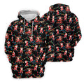 Santa Golf Cart Lights Christmas Golf Shirt, Ladies Golf Apparel, Womens Golf Apparel