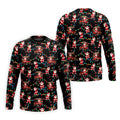 Santa Golf Cart Lights Christmas Golf Shirt, Golf Gifts For Men, Mens Golf Clothing
