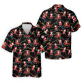 Santa Golf Cart Lights Christmas Golf Shirt, Golf Gifts For Men, Mens Golf Clothing