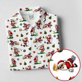 Drunk Santa Beer Golfer Christmas Golf Shirt, Golf Shirts For Women, Womens Golf Tops