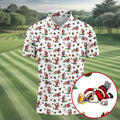 Drunk Santa Beer Golfer Christmas Golf Shirt, Mens Golf Shirts, Golf Shirts For Men