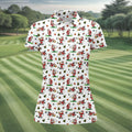 Drunk Santa Beer Golfer Christmas Golf Shirt, Golf Shirts For Women, Womens Golf Tops