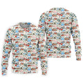 North Pole Village Map Christmas Golf Shirt, Golf Polo For Men, Mens Golf Apparel